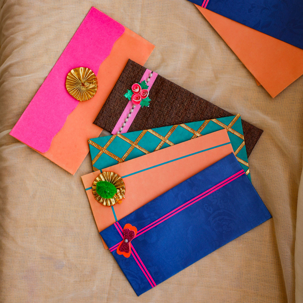 Wedding Return Gift Wrapping Envelopes